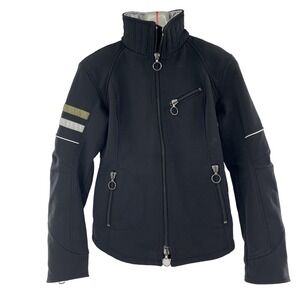 FRAUENSCHUH Black Full Zip Insulated Ski Jacket Size M Schoeller Womens Gorpcore